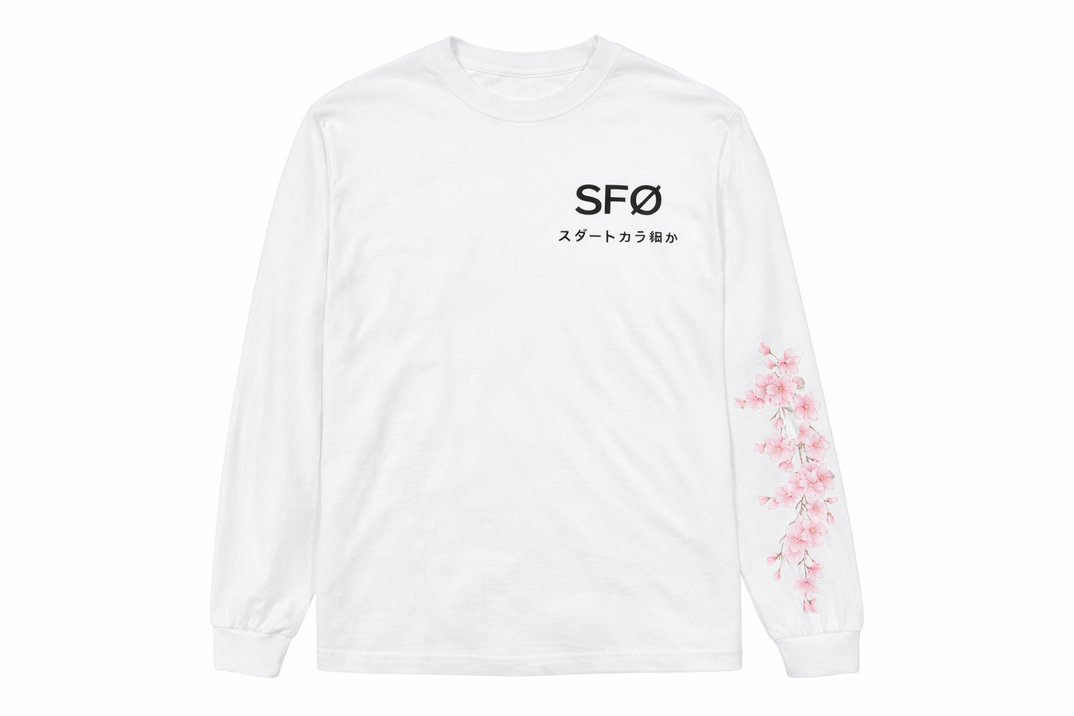 Cherry Blossom Long Sleeve Tee