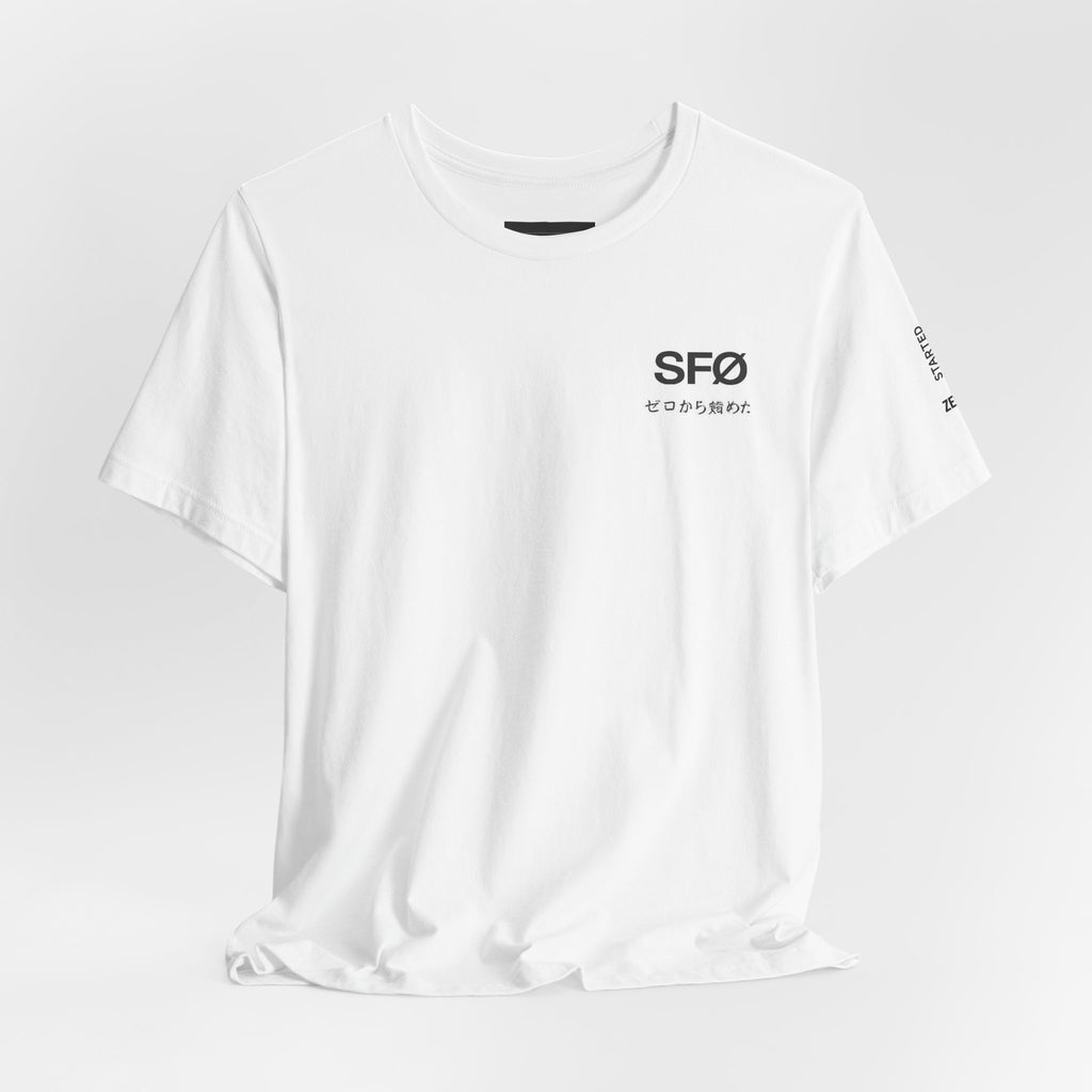 Bonsai SFO Graphic Tee — Minimal Japanese-Inspired Short Sleeve T-Shirt