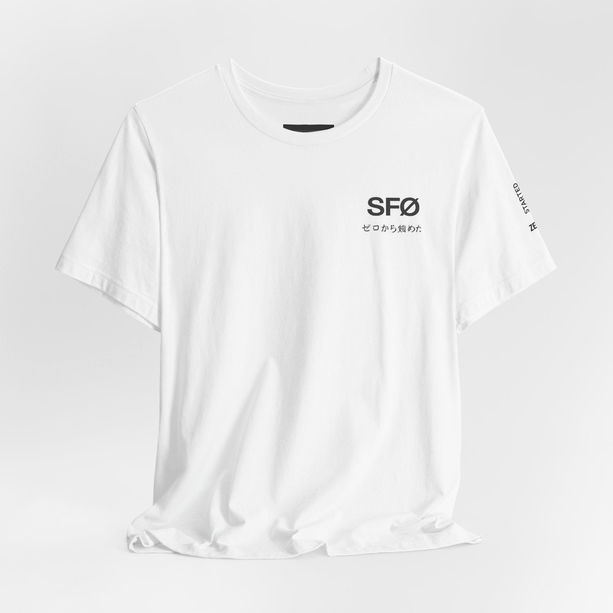 Bonsai SFO Graphic Tee — Minimal Japanese-Inspired Short Sleeve T-Shirt