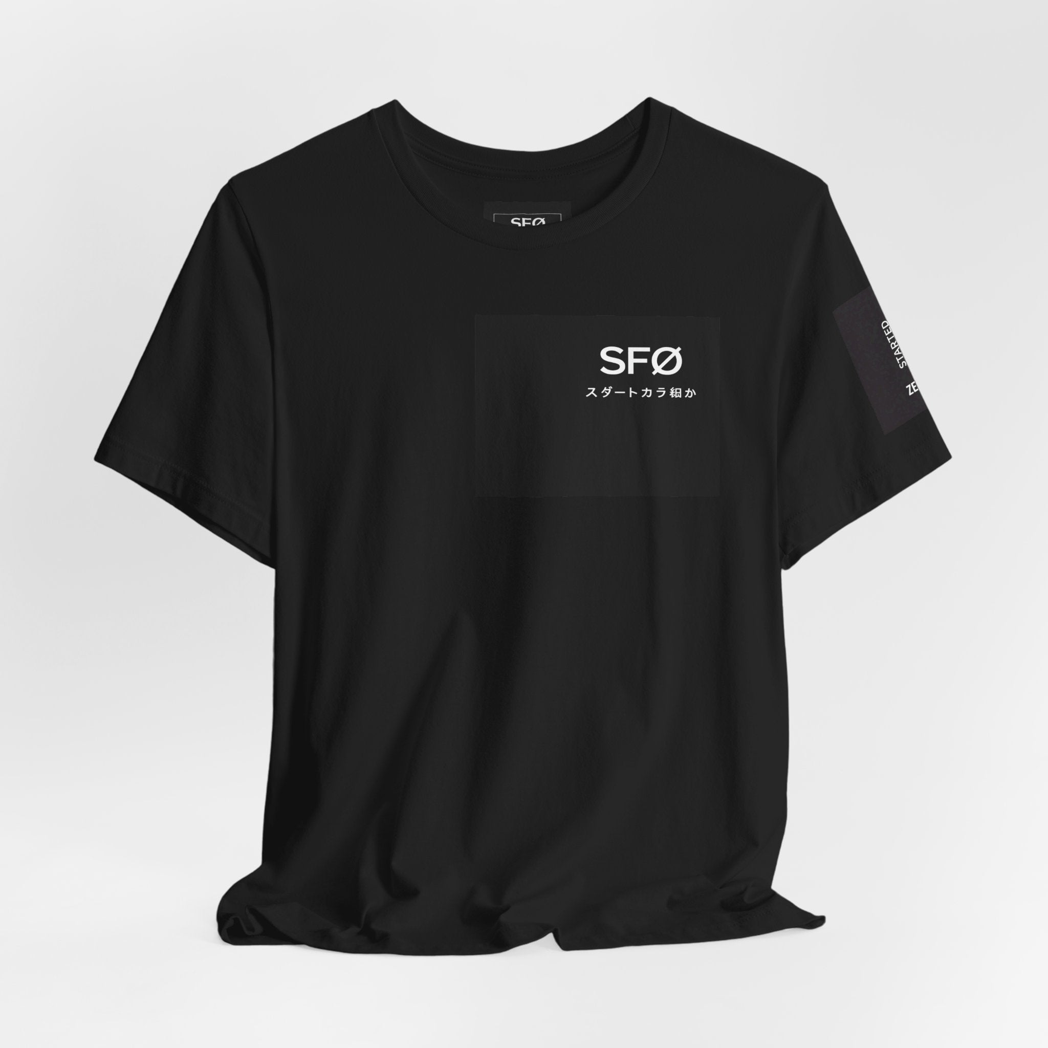 Bonsai SFO Graphic Tee — Minimal Japanese-Inspired Short Sleeve T-Shirt