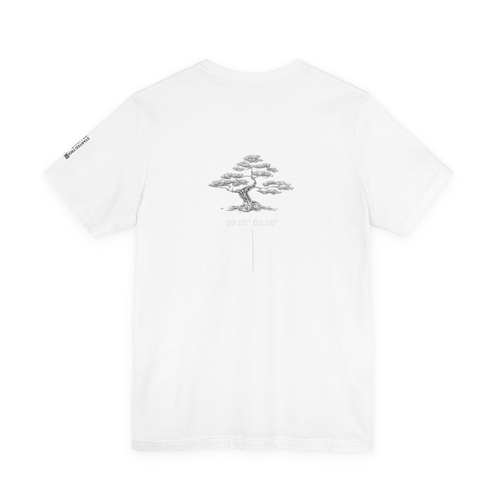Bonsai SFO Graphic Tee — Minimal Japanese-Inspired Short Sleeve T-Shirt